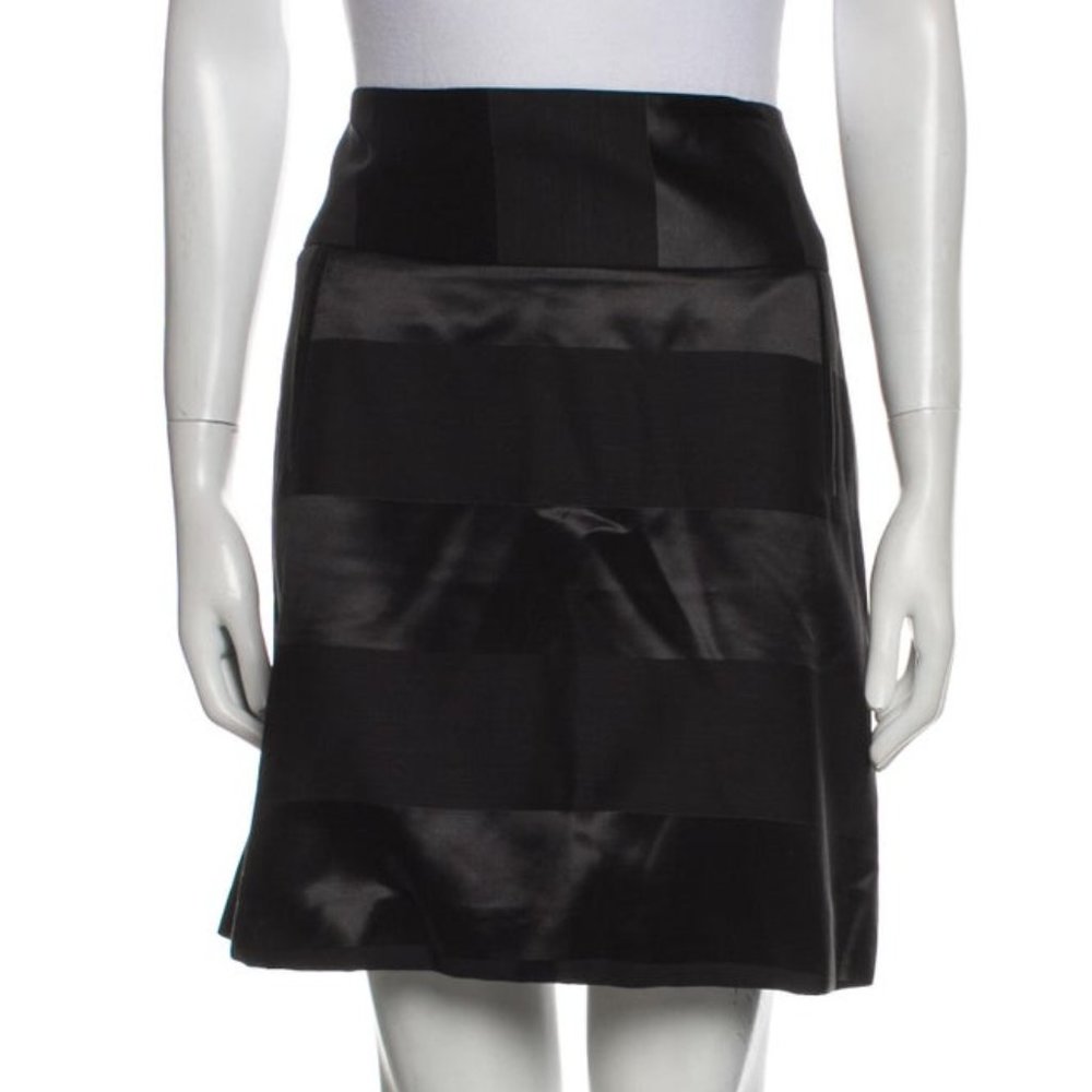Emporio Armani Silk Wool Mini Skirt